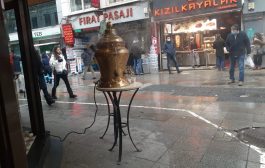 Soğuk bir kış gününde , pandemi kısıtlamaları  ve  Kadıköy Tarihi Çarşı’da ayak üstü sıcak bir sahlep