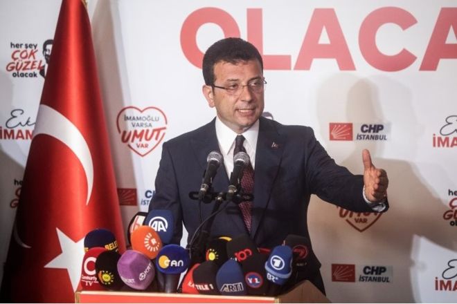 Seçim sonuçları: Ekrem İmamoğlu yaklaşık 780 bin oy farkla İstanbul Büyükşehir Belediye Başkanı seçildi