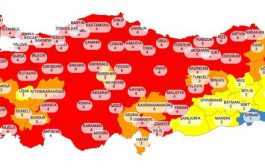 Coronavirüs Risk Haritası’nda, 58 il, kırmızı kategoriye geçti