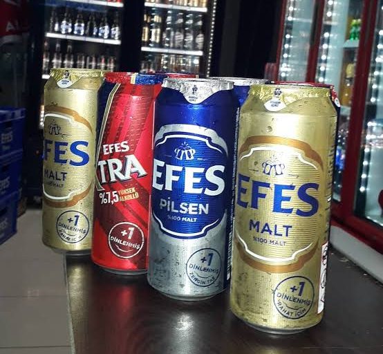 Efes grubu biralara yüzde 35 zam geldi.