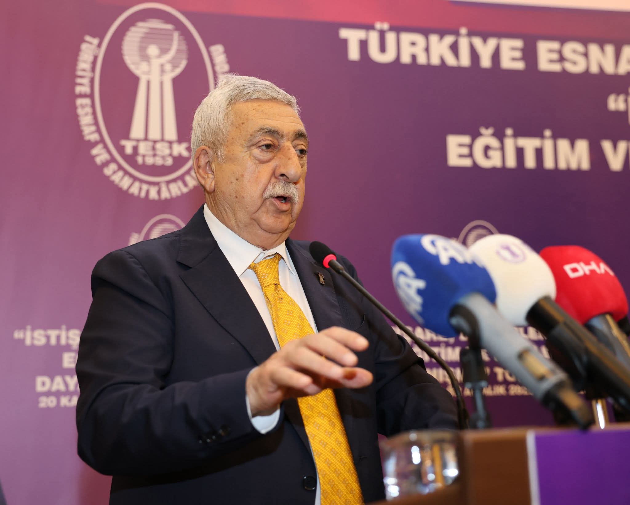 TESK Başkanı Bendevi Palandöken : Esnafımız için E-Arşiv Fatura zorunluluğu 2027 ‘ye ertelendi