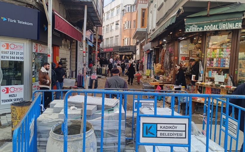 Serasker Caddesi’nde yol yenileme çalışmaları başlatıldı