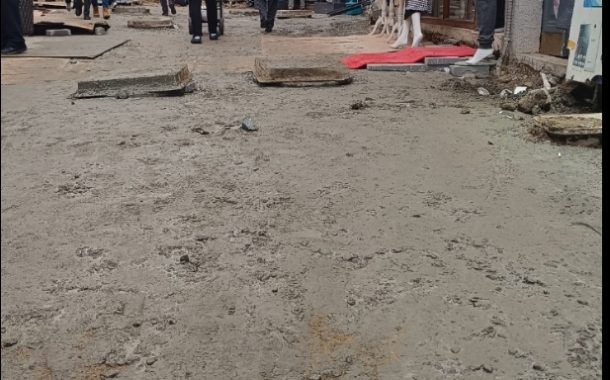 Kadıköy Tarihi Çarşı’nın Serasker Caddesi’nde yol yenileme çalışmaları devam ediyor