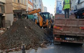 Moda Caddesi’nde kazı ve tamir çalışması tamamlandı