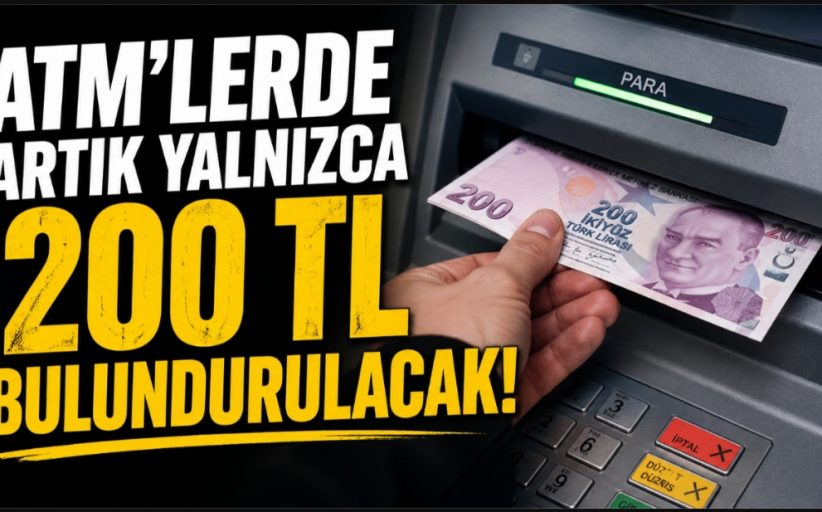 ATM’lerde Yeni Dönem: 100 TL’lik Banknotlar da Devreden Çıkıyor